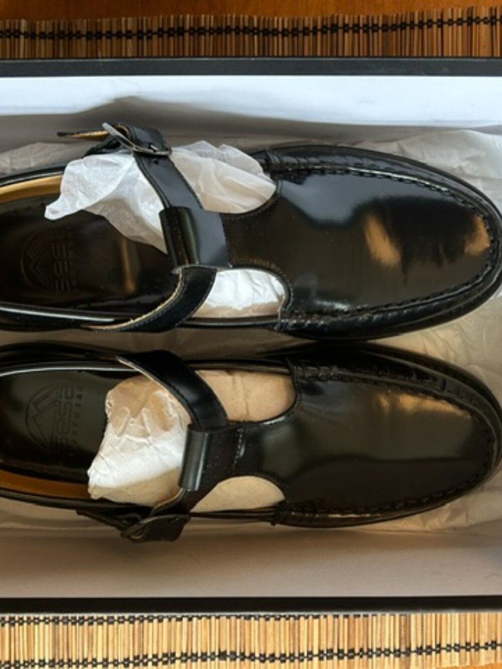 New - Sesa Boston T-Bar Leather Loafers Women's - Picture 7 of 9